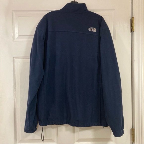The North Face Windwall Fleece Jacket Water Resistant Blue L  Logo Embroidered - Picture 2 of 16